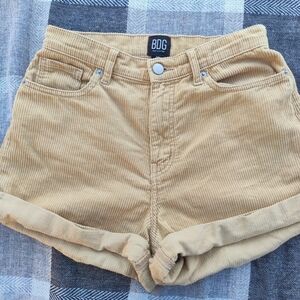 BDG Tan High Waist Shorts